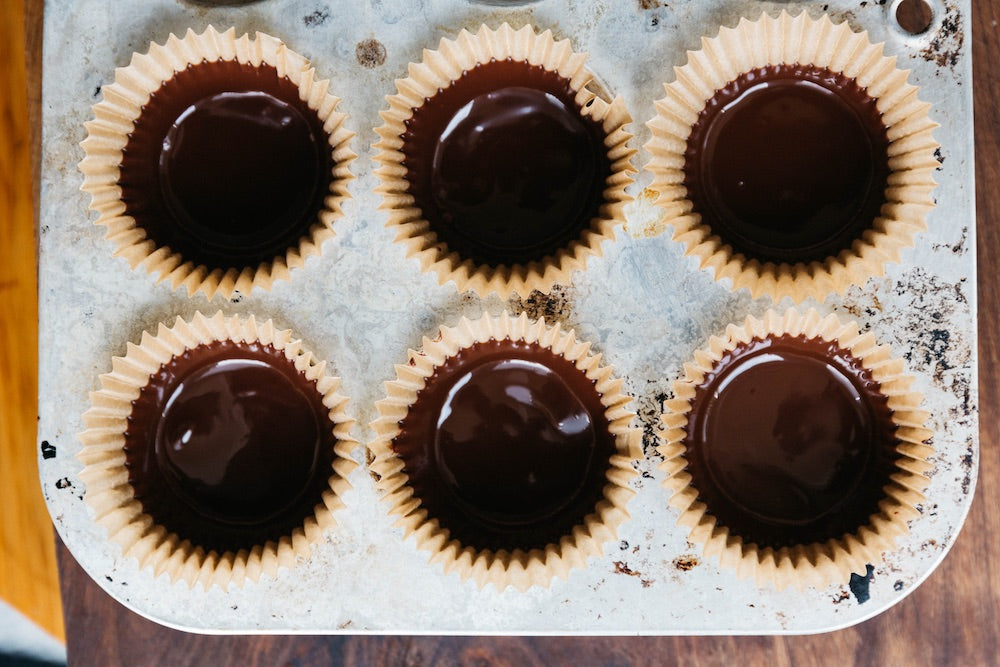 Absinthe Chocolate Coconut Butter Cups: a rich, creamy, coconutty treat (vegan and gluten-free)