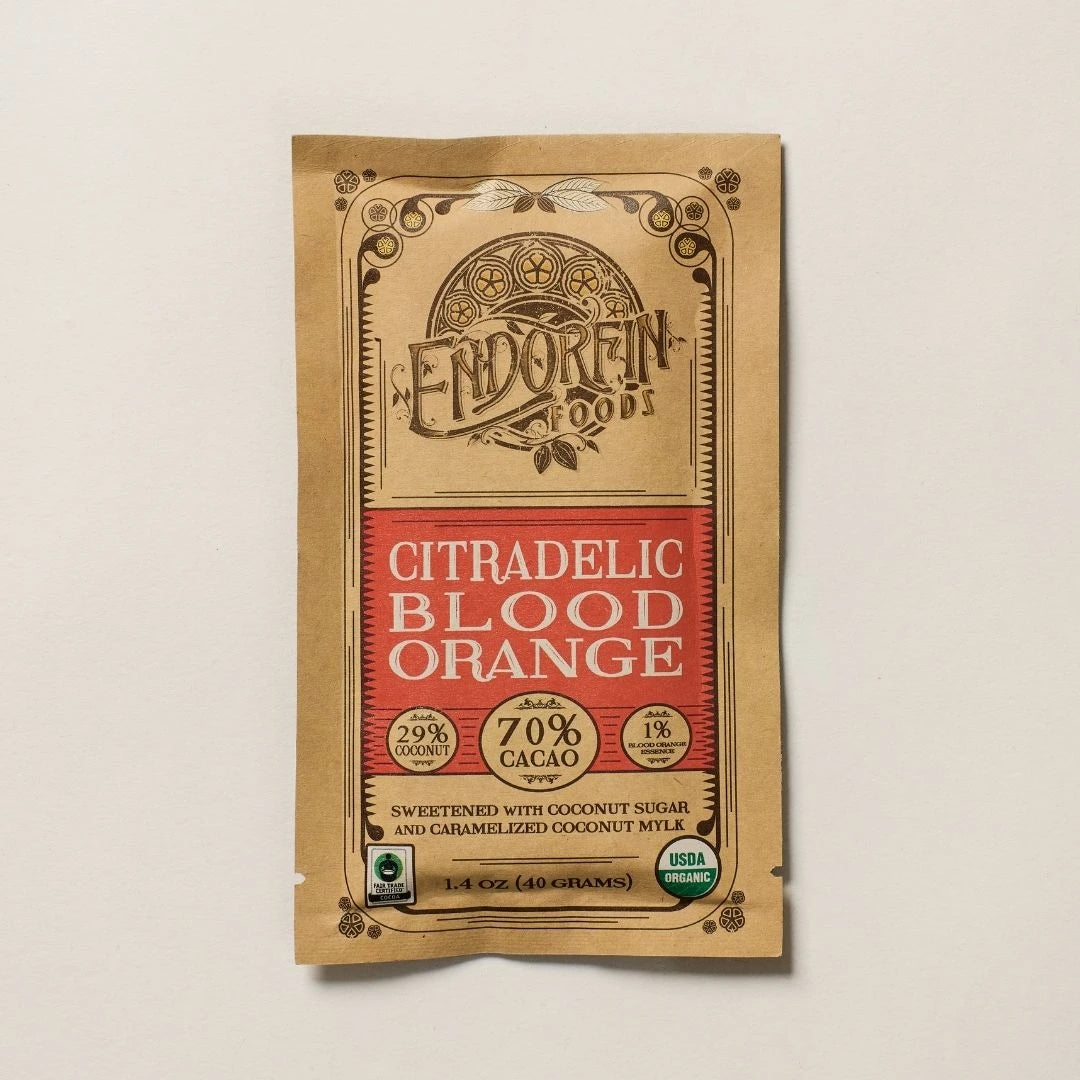 Citradelic Dark Chocolate Bar 70% Cacao