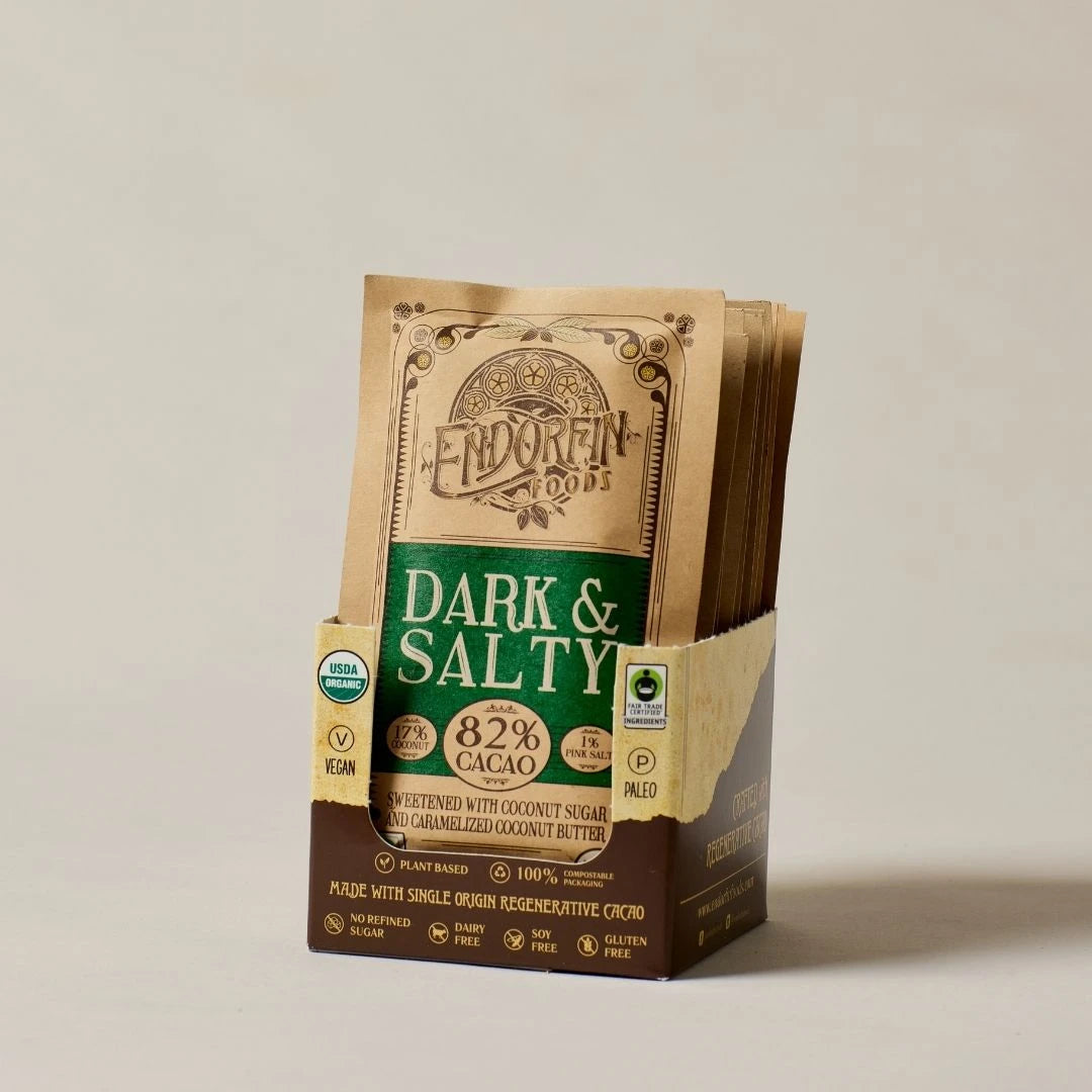 Sea Salt Dark Chocolate Bar 82% Cacao