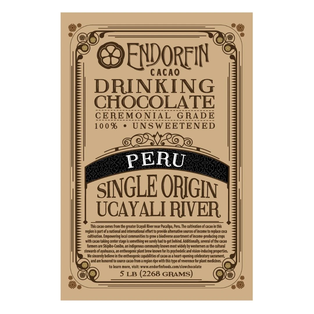 Ceremonial Cacao | Single Origin • Ucayali River, Peru