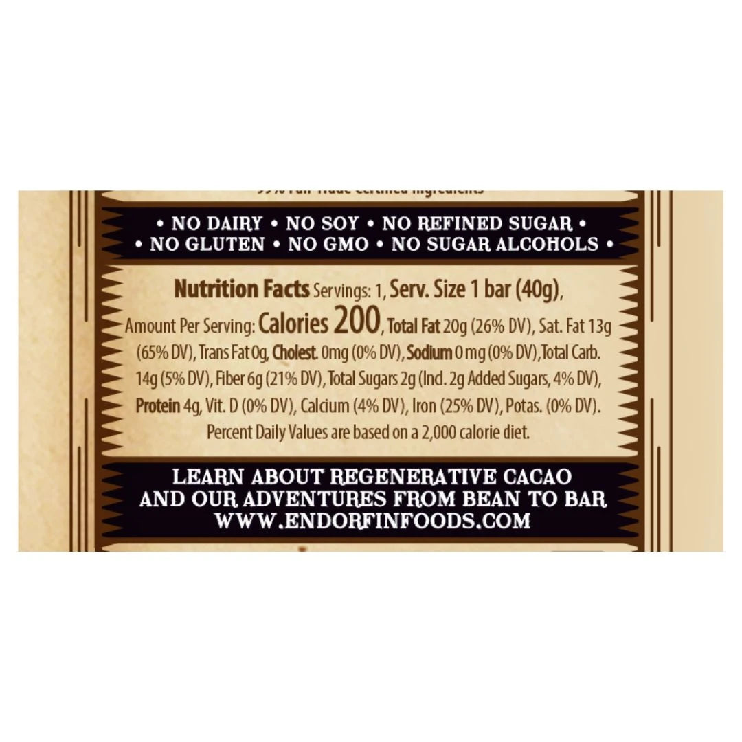 Black Magic Vegan Dark Chocolate Bar 90% Cacao