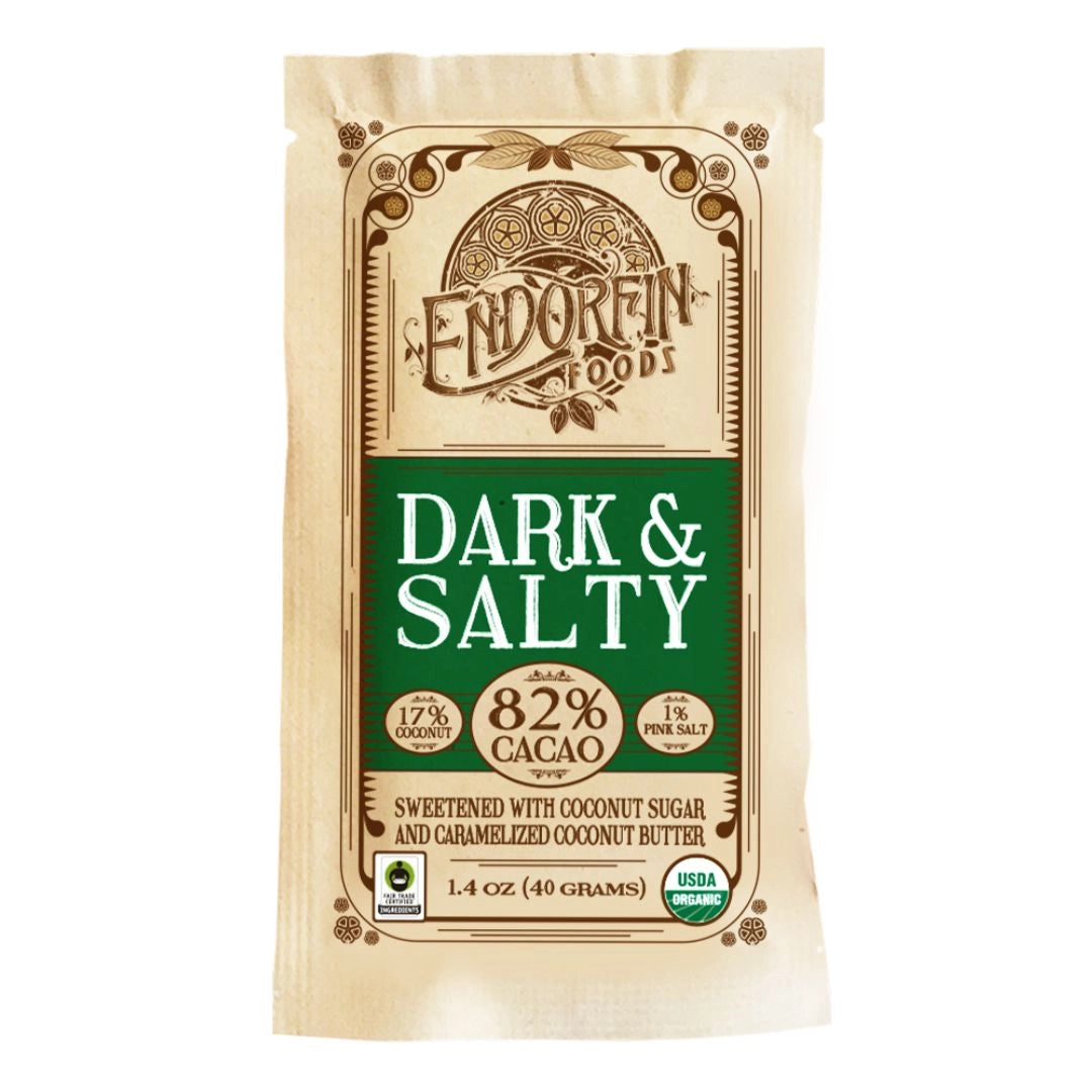 Dark & Salty • Dark Chocolate Bar • 82% Cacao