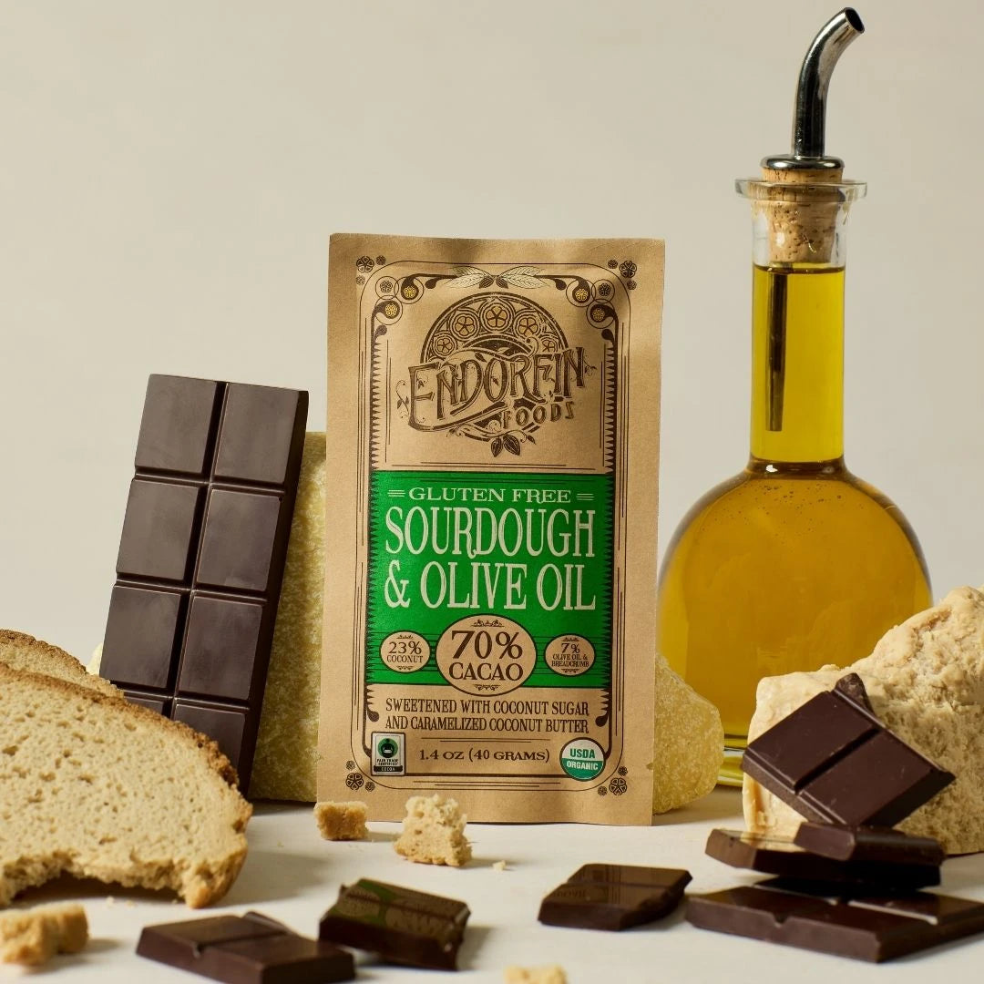 Sourdough & Olive Oil Chocolate Bar | 70% Cacao