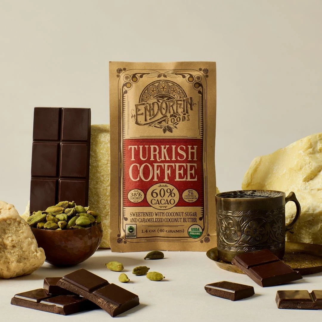 Turkish Coffee Dark Chocolate Bar 60% Cacao