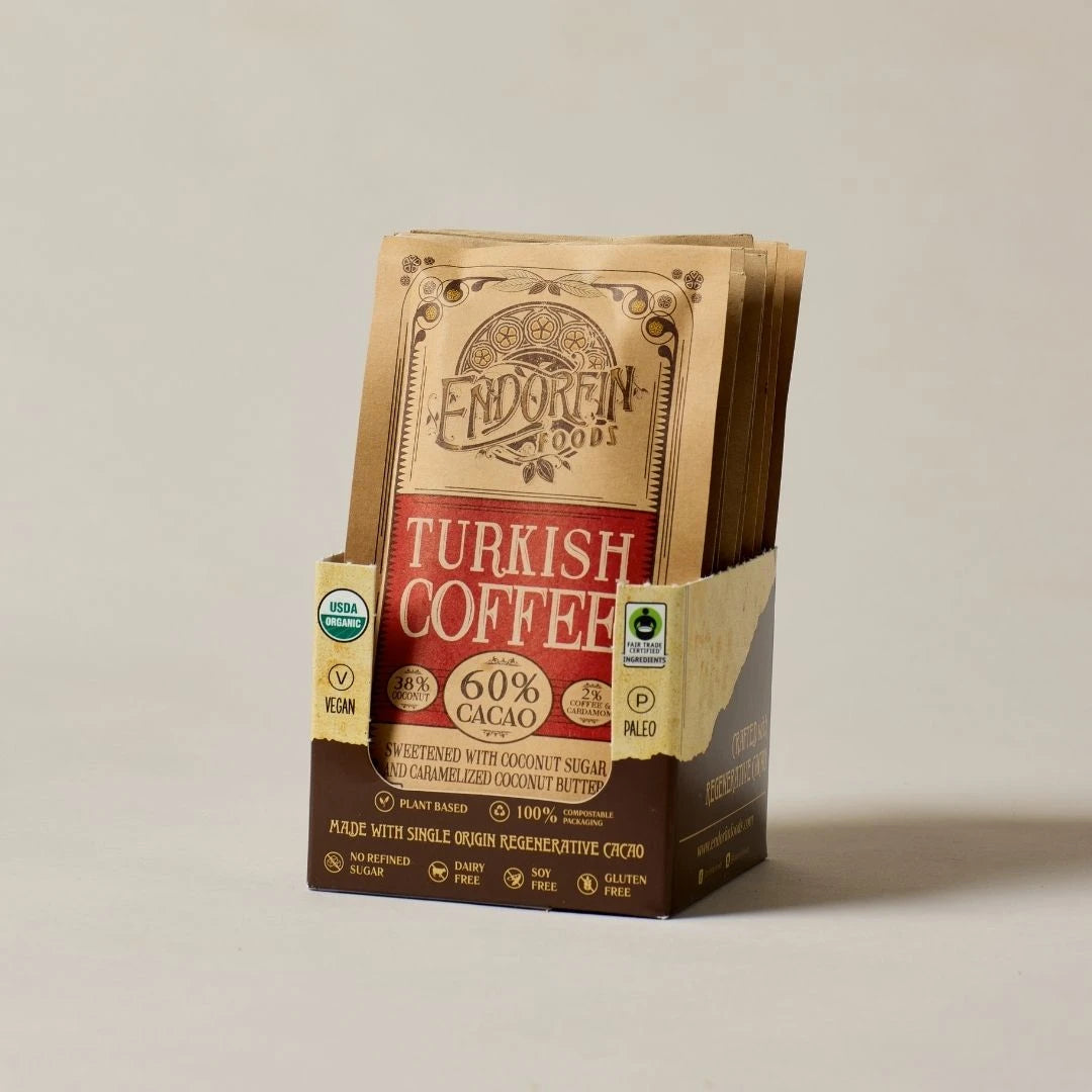 Turkish Coffee Dark Chocolate Bar 60% Cacao