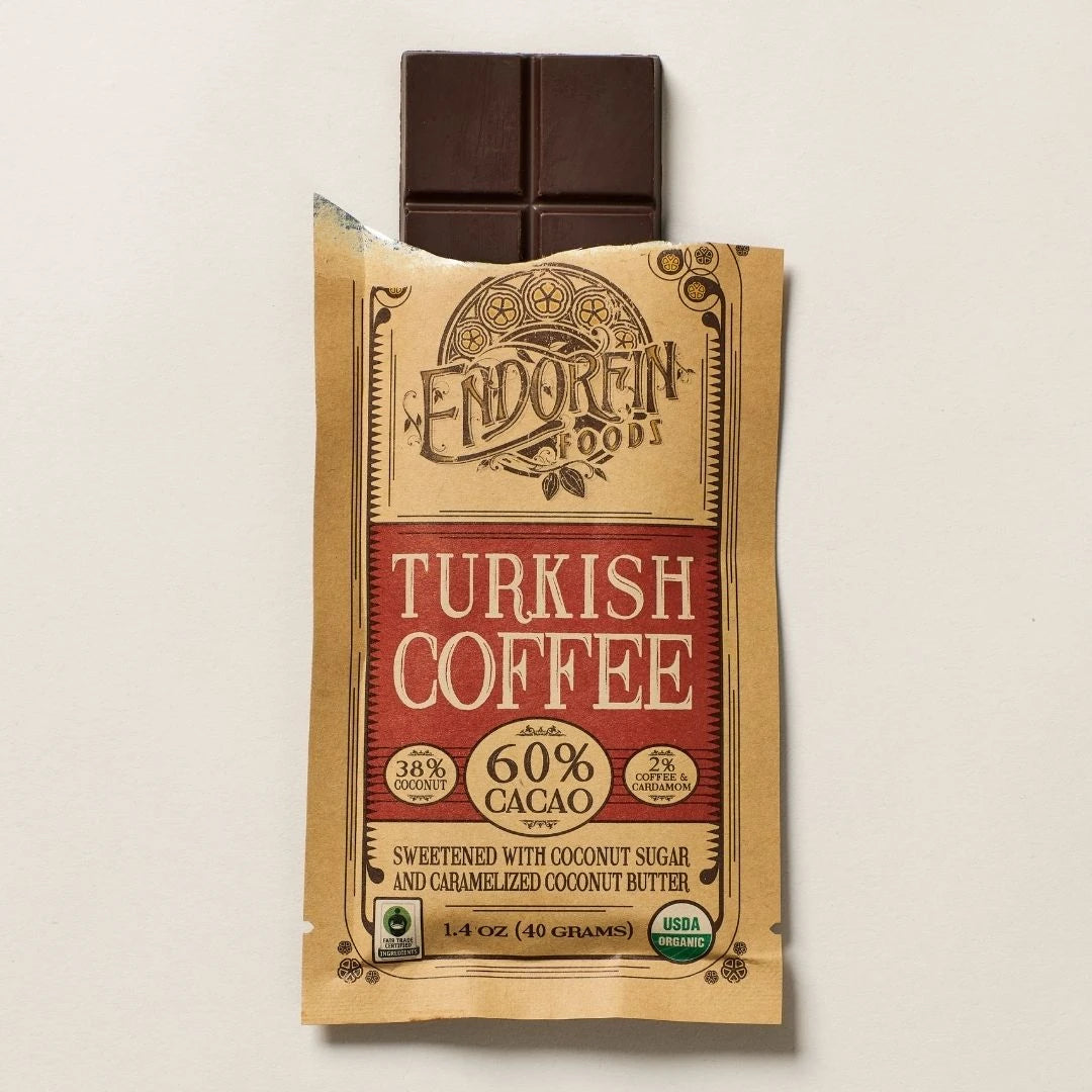 Turkish Coffee Dark Chocolate Bar 60% Cacao